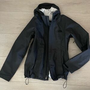North face women’s hooded rain jacket, size XS, worn only a few times